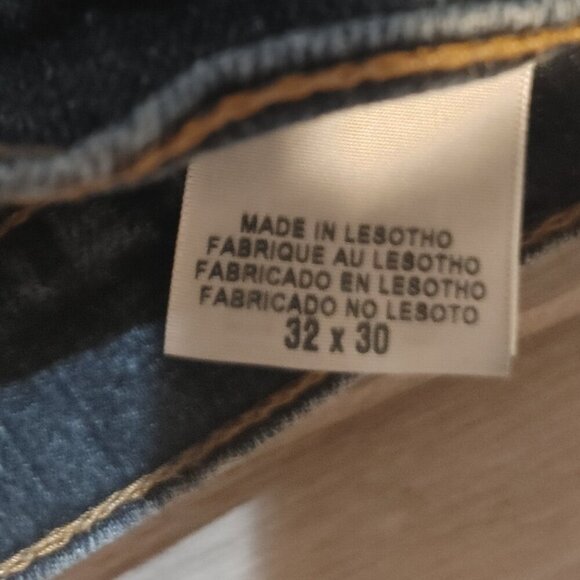 Vintage Men's Style Skinny Fit Jeans Levi Signature - Picture 6 of 6